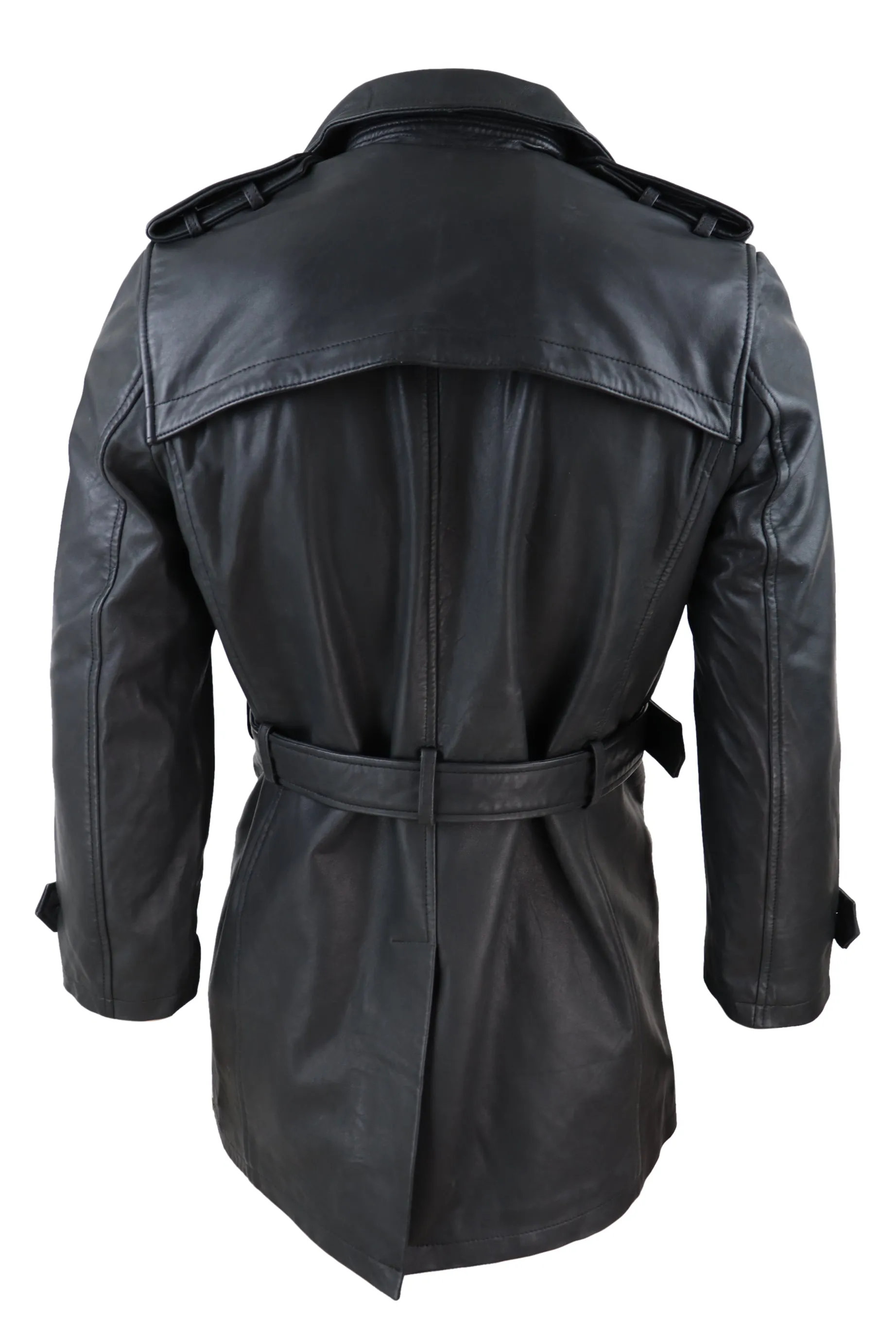 3/4 Trench Coat Napa Leather Classic