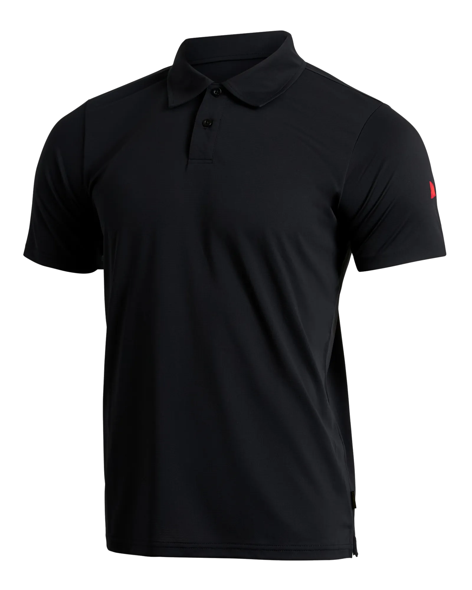 Airtex Collared Shirt in Black