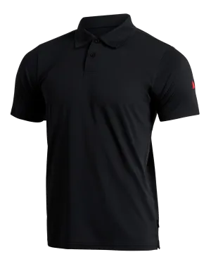 Airtex Collared Shirt in Black