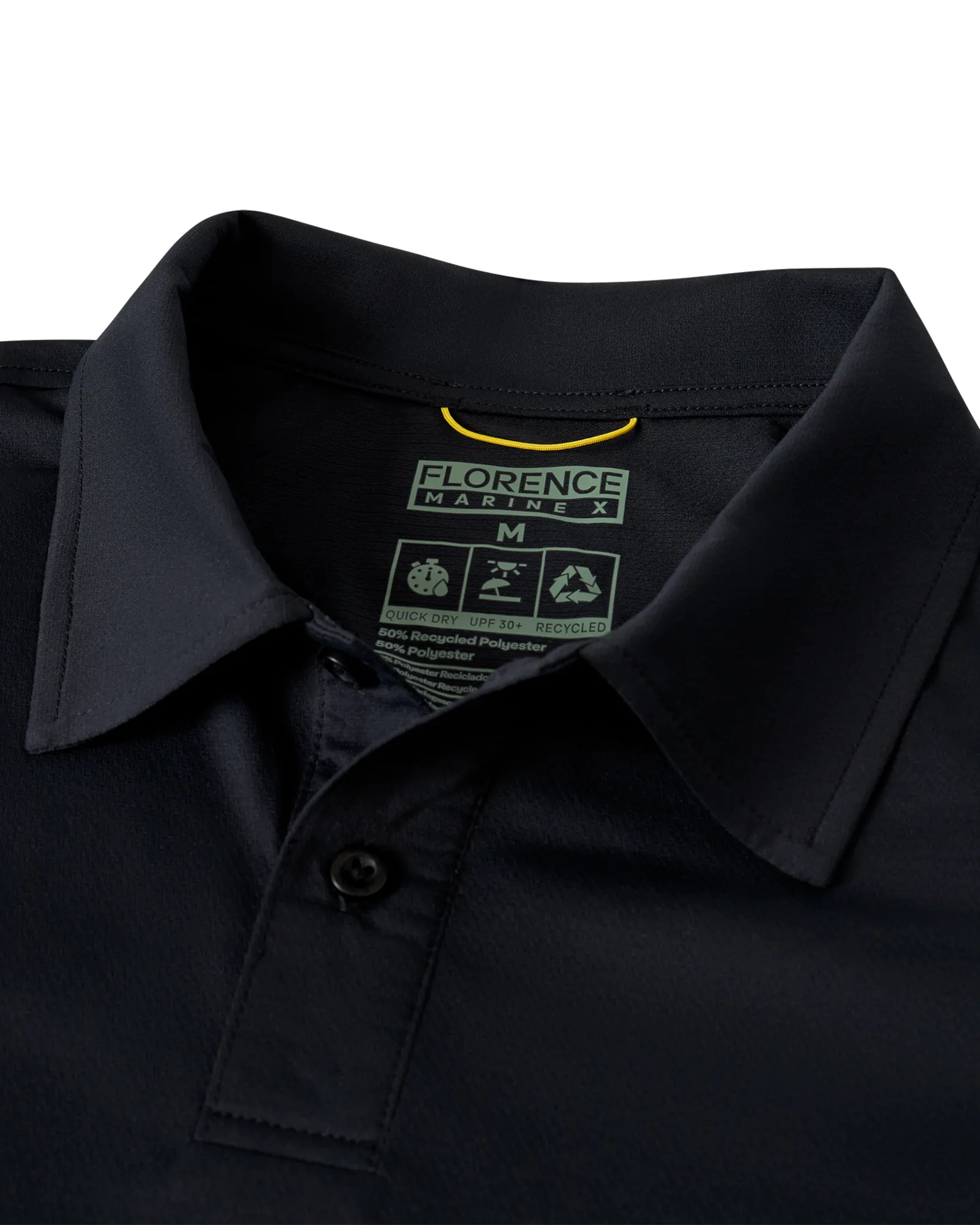 Airtex Collared Shirt in Black