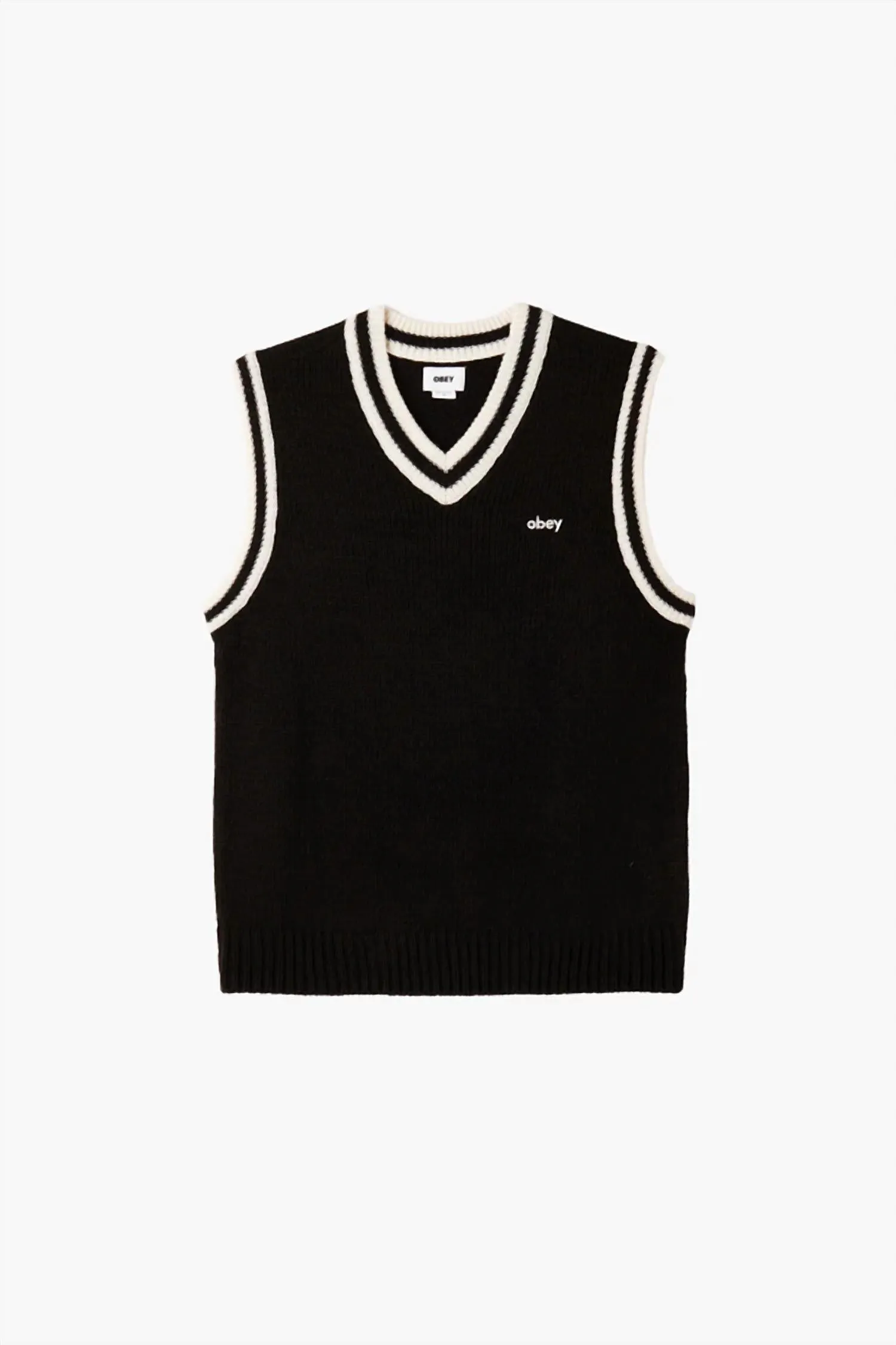 Alden Sweater Vest In Black