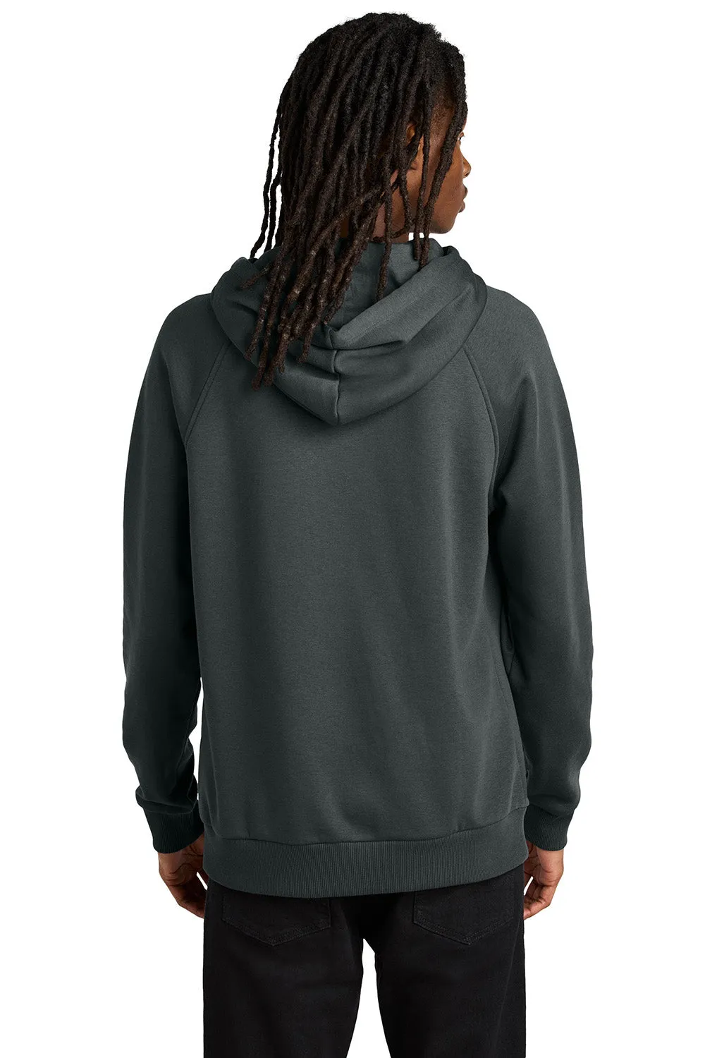 Allmade Mens CVC Fleece Hooded Sweatshirt Hoodie w/ Pouch Pocket - Terrain Grey