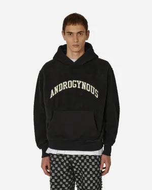 Androgynous Hooded Sweatshirt Black