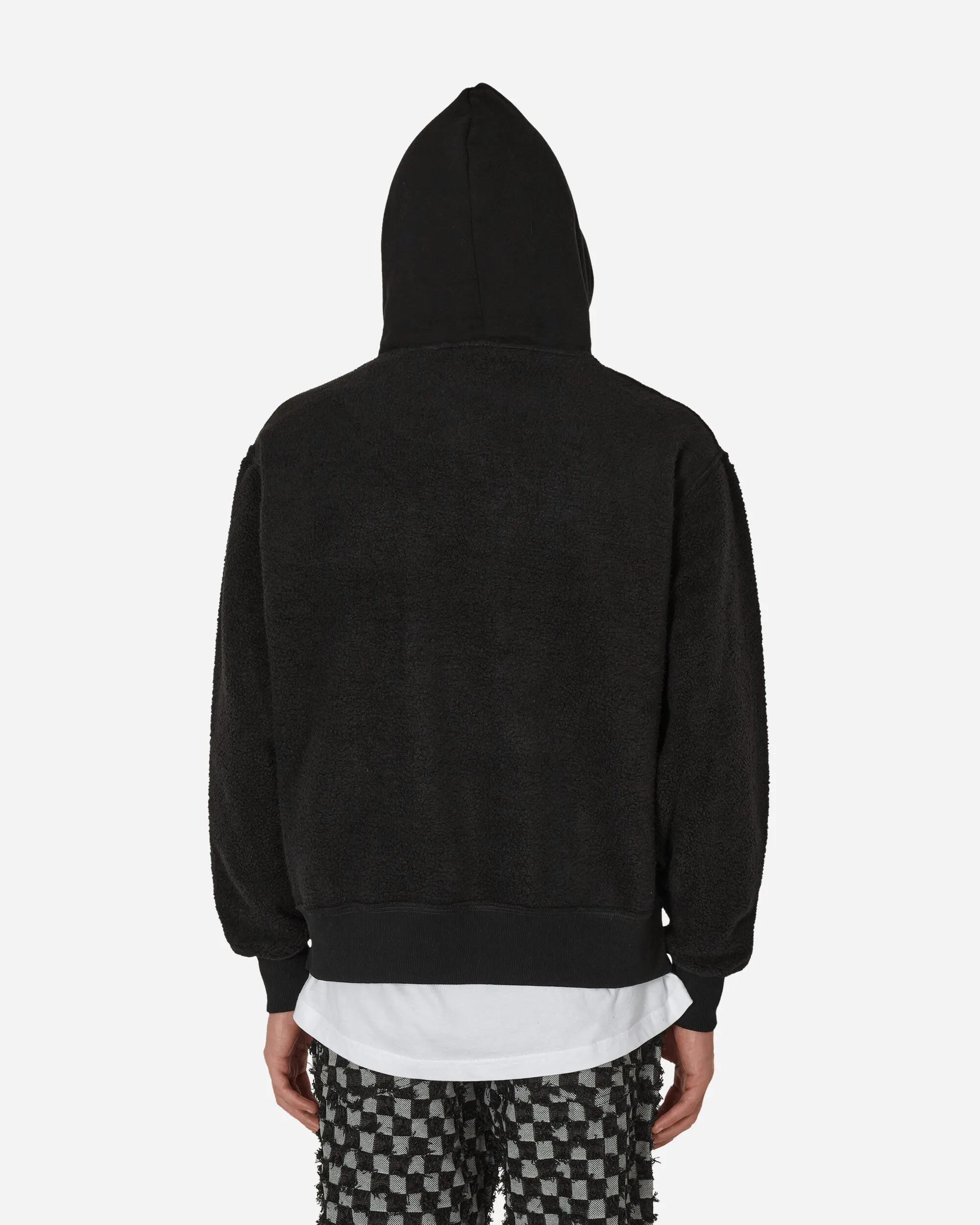Androgynous Hooded Sweatshirt Black