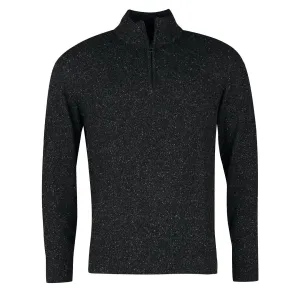 Barbour Tisbury Half Zip Sweater Black