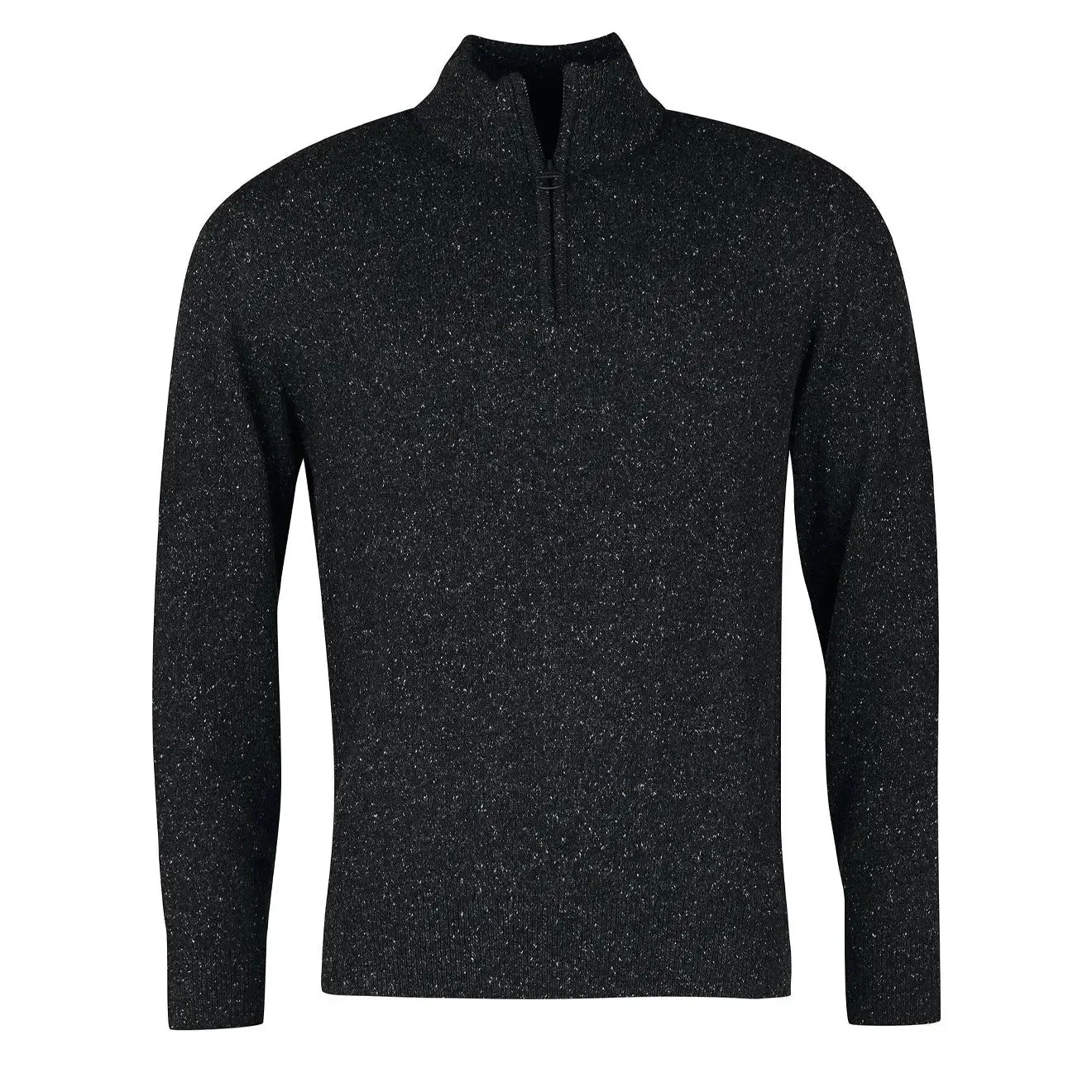 Barbour Tisbury Half Zip Sweater Black