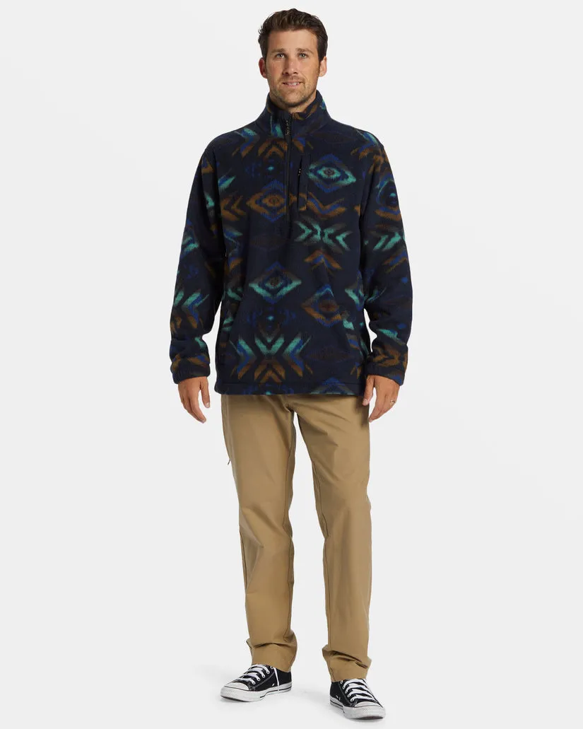 Billabong Boundary Mock Neck Jacket-Navy