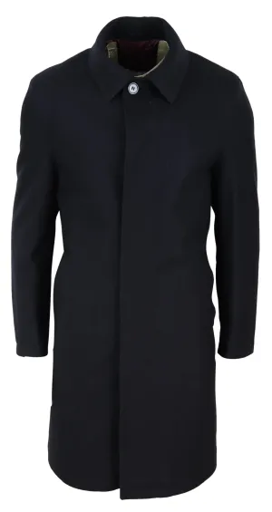 Black Classic Overcoat Vintage Style 1920s