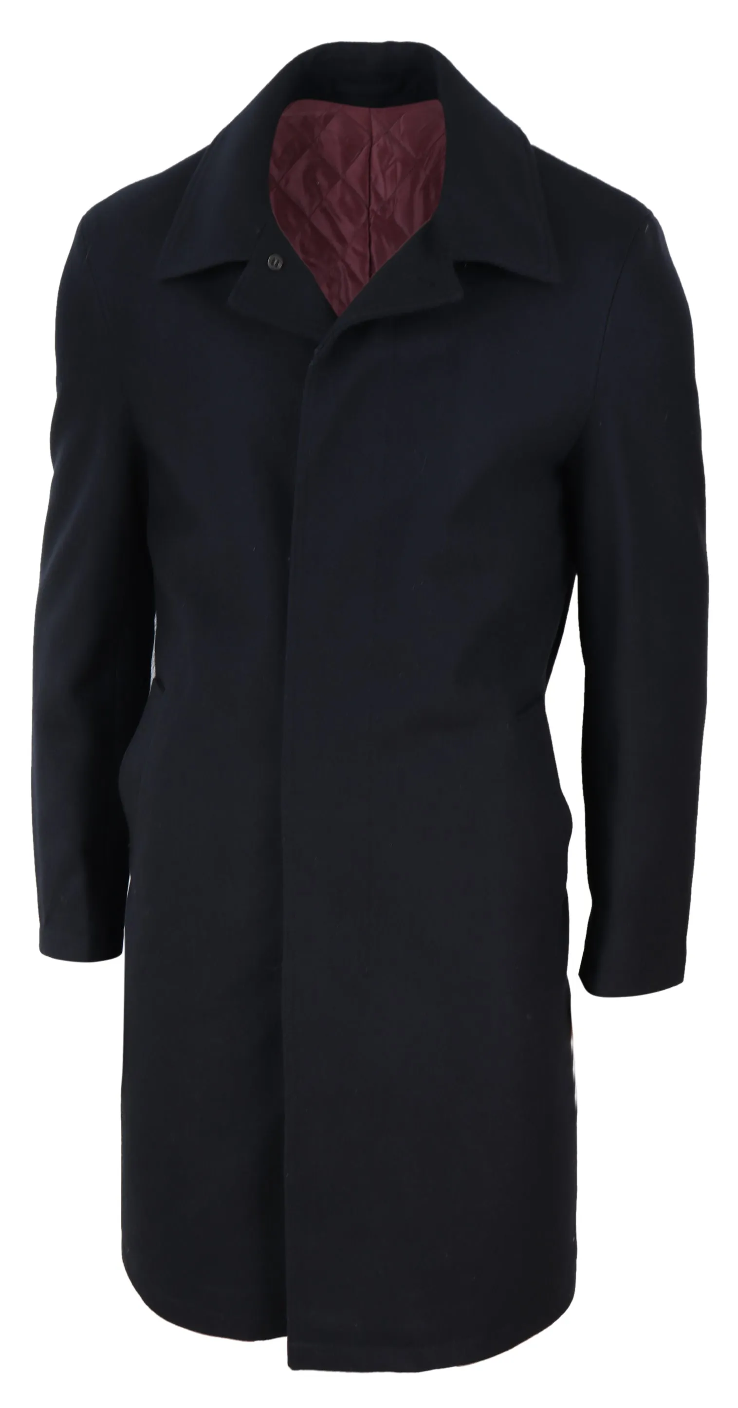 Black Classic Overcoat Vintage Style 1920s