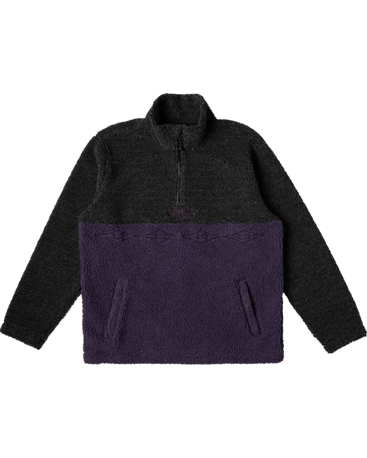 Boundary Tombstone Fleece in Black Heather