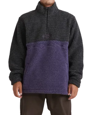Boundary Tombstone Fleece in Black Heather