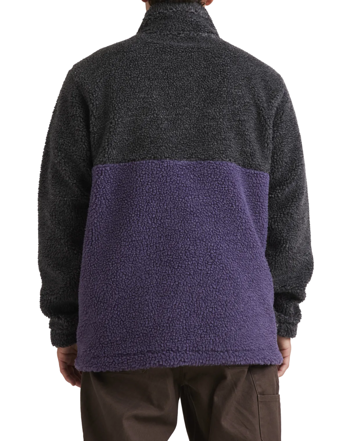 Boundary Tombstone Fleece in Black Heather