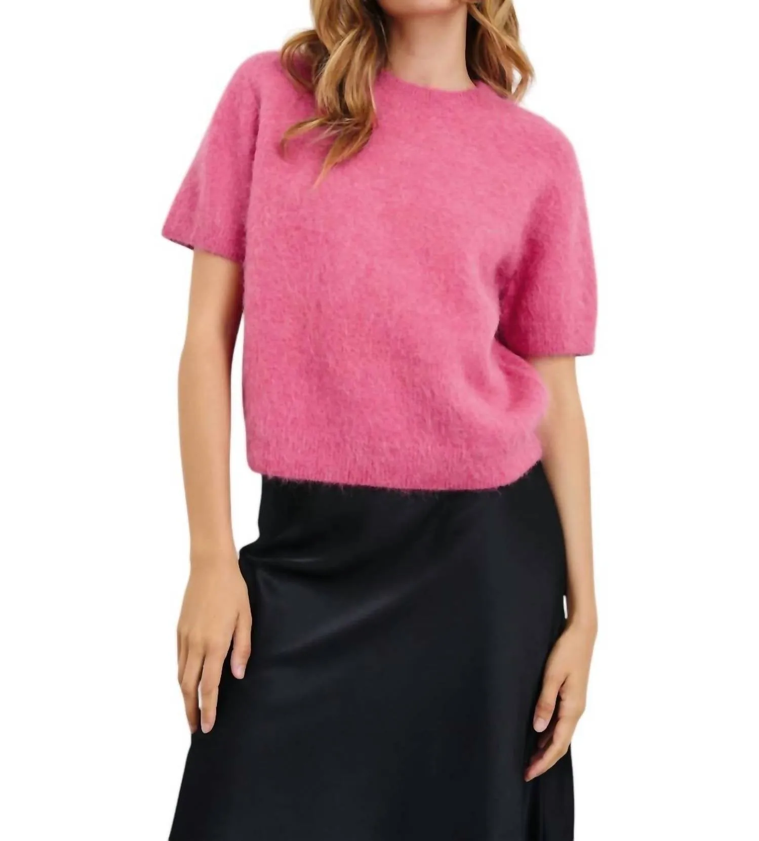 Briar Knit Top In Carmine
