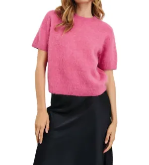 Briar Knit Top In Carmine