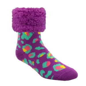 Brite Purple Leopard -Original Size Pudus