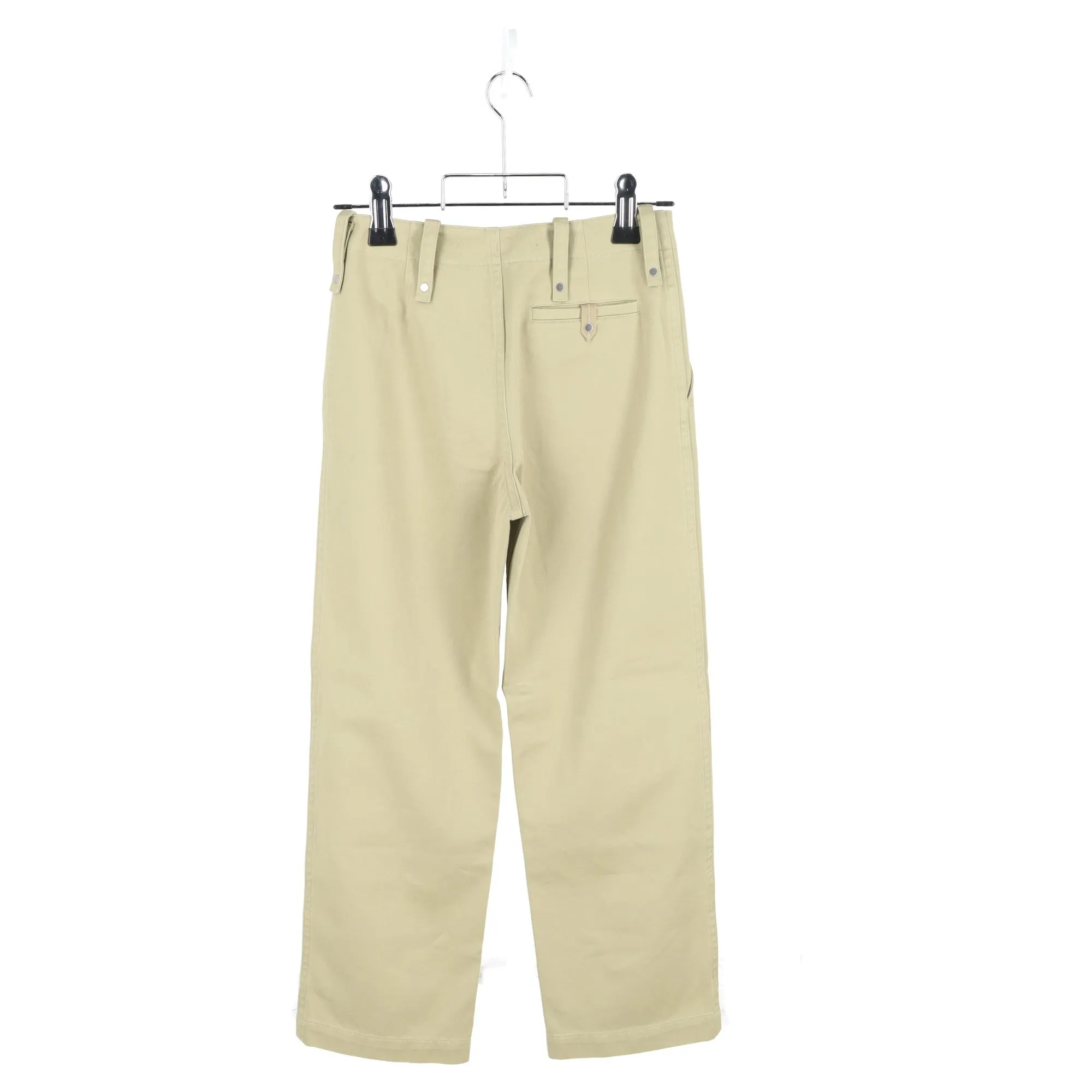 Burberry Trouser Pants in Khaki Cotton