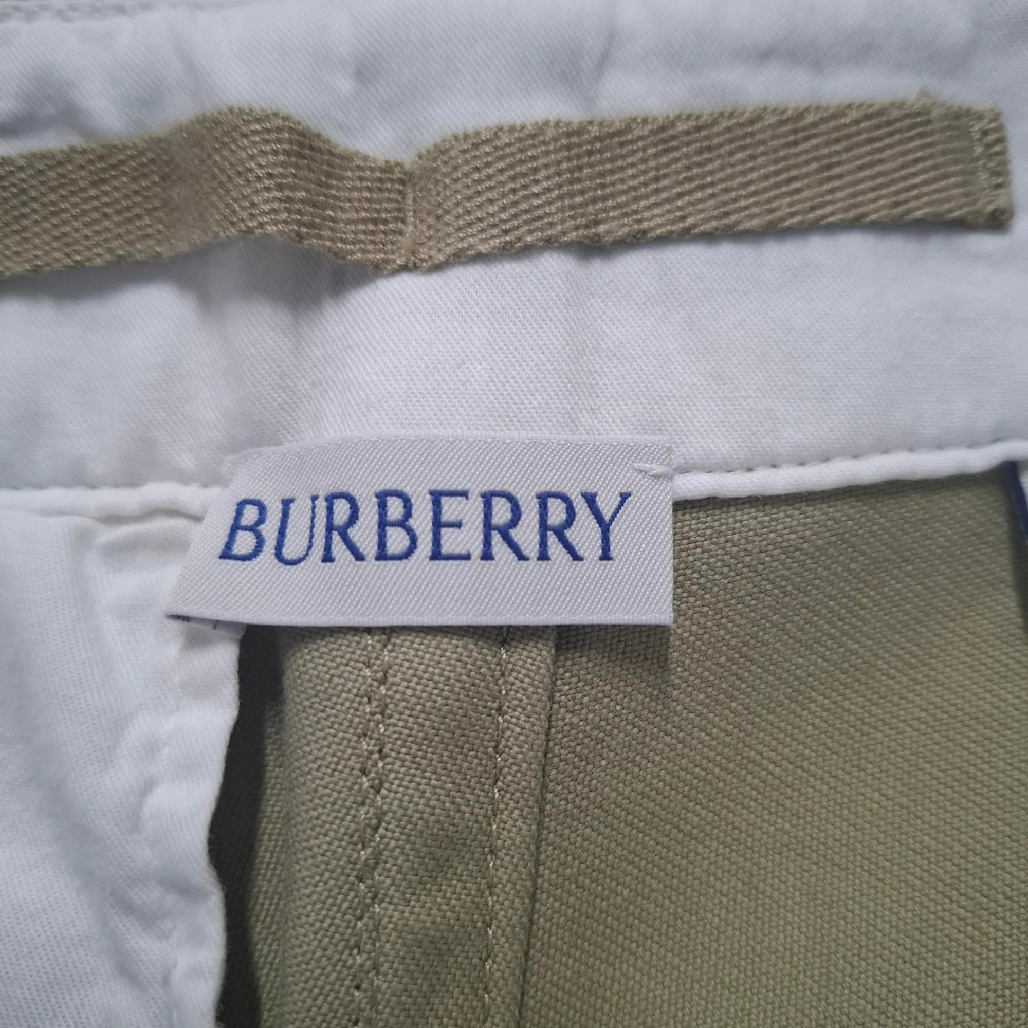 Burberry Trouser Pants in Khaki Cotton