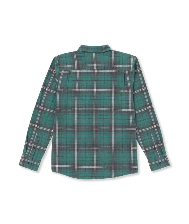 Caden Plaid Shirt in Sea Green