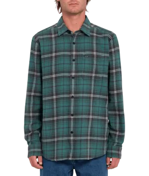 Caden Plaid Shirt in Sea Green