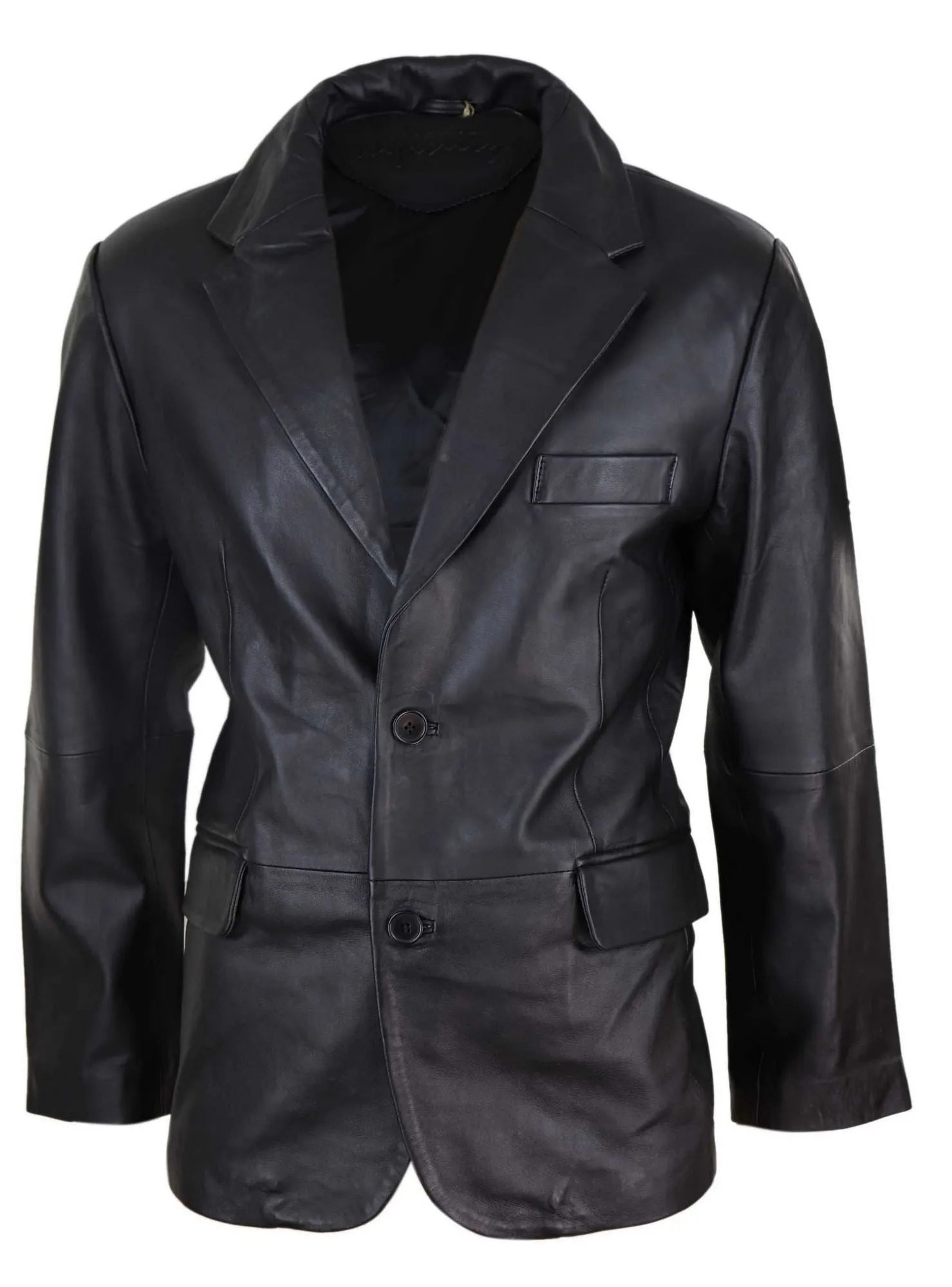 Classic Leather 2 Button Blazer Vintage