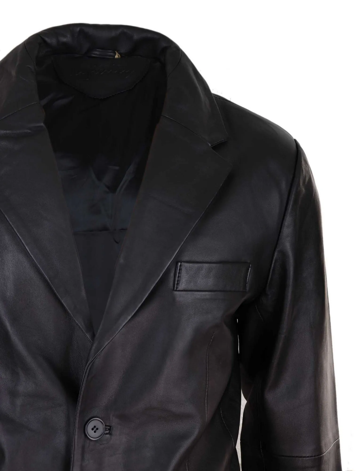 Classic Leather 2 Button Blazer Vintage