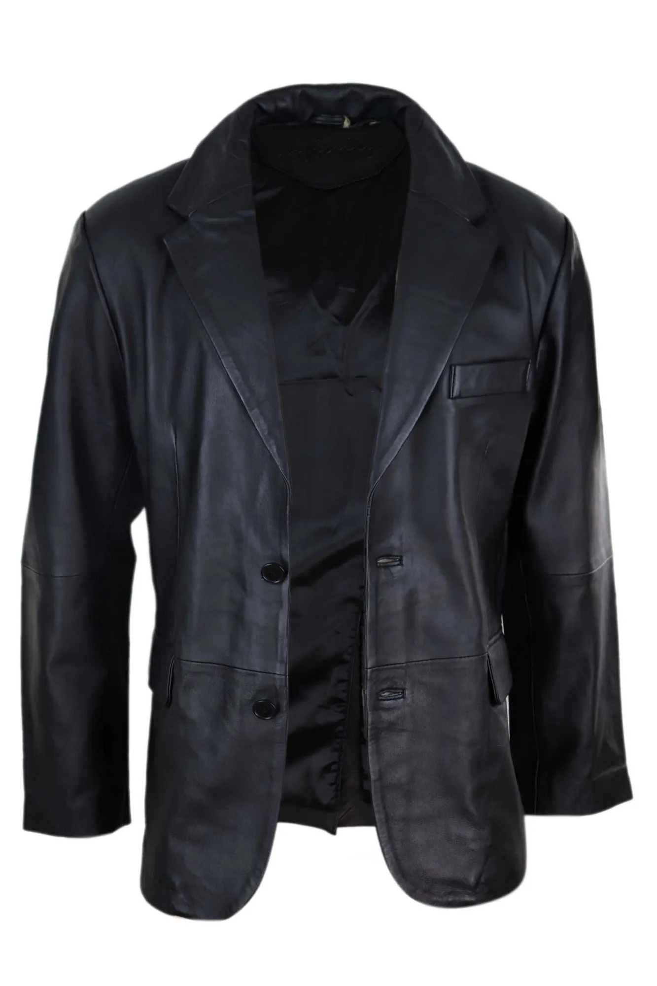 Classic Leather 2 Button Blazer Vintage