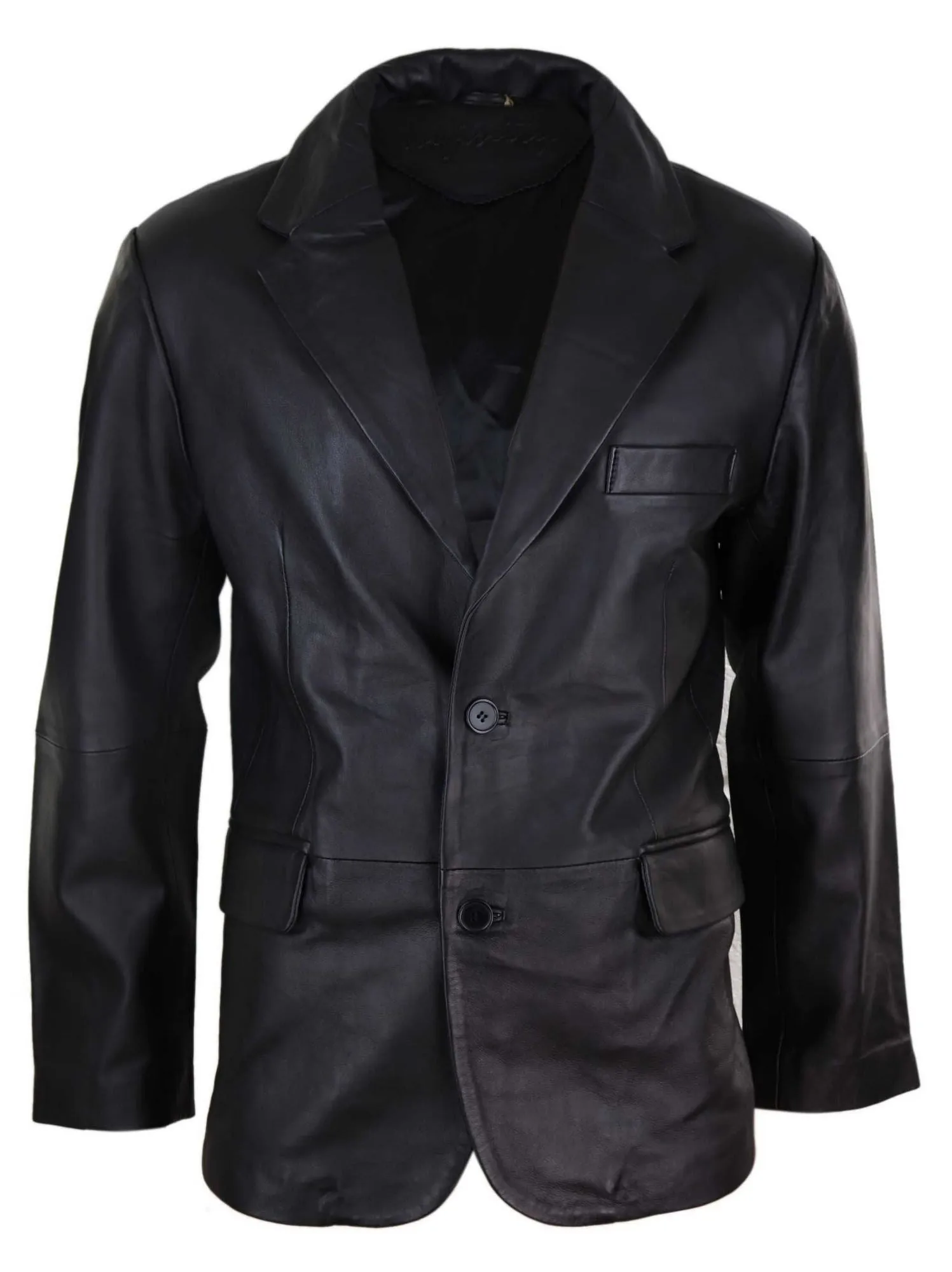 Classic Leather 2 Button Blazer Vintage