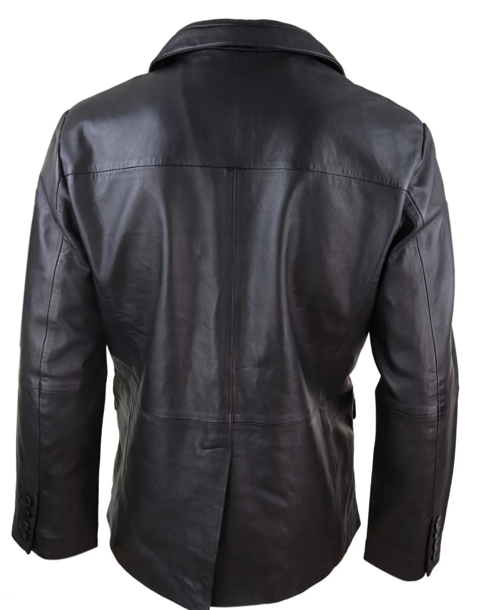 Classic Leather 2 Button Blazer Vintage