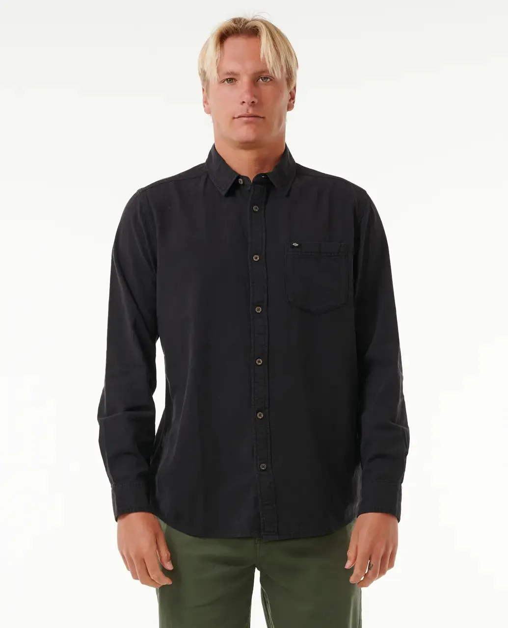 Classic Surf Washed Shirt in Black