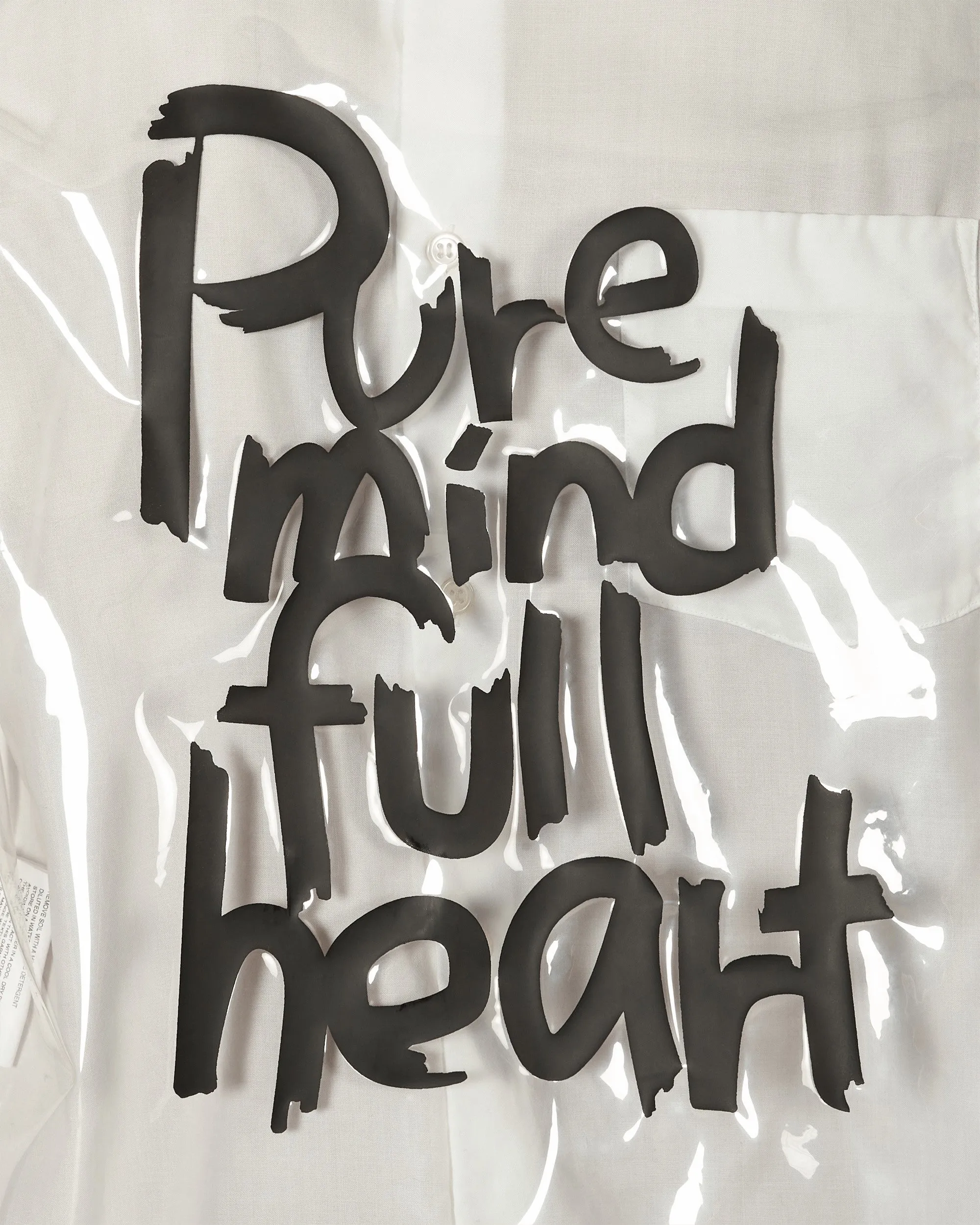 Clear Hooded Jacket White