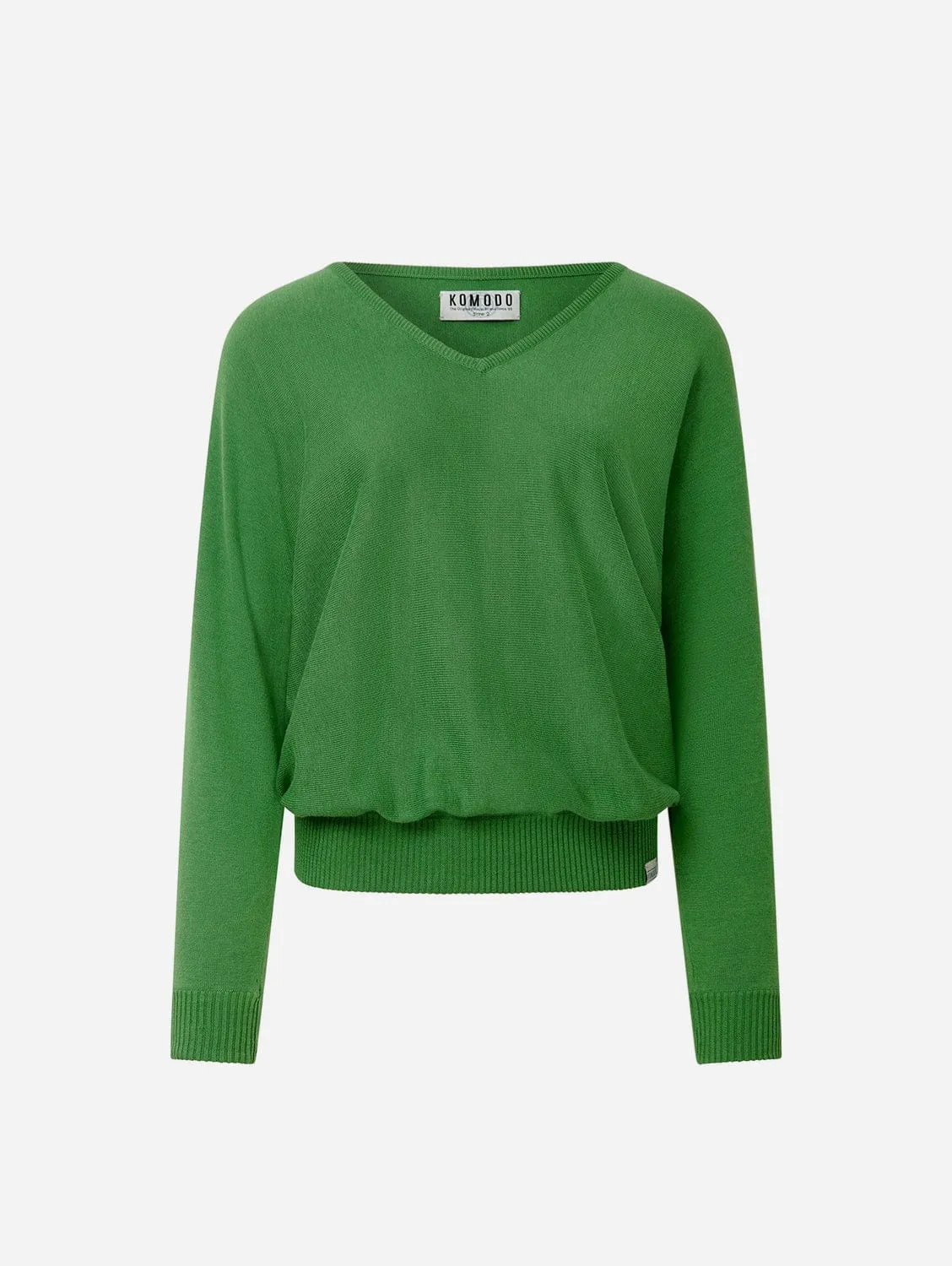 Clover Women's Cotton Tencel Jumper | Jungle Green