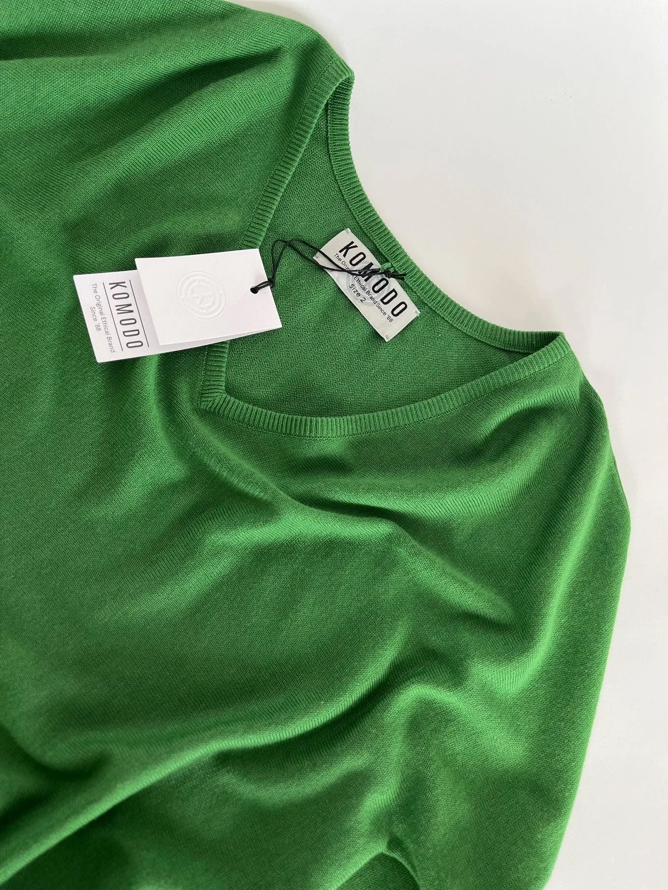 Clover Women's Cotton Tencel Jumper | Jungle Green