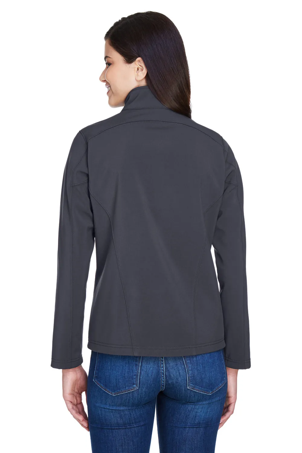 Core 365 Womens Cruise Water Resistant Full Zip Jacket - Carbon Grey