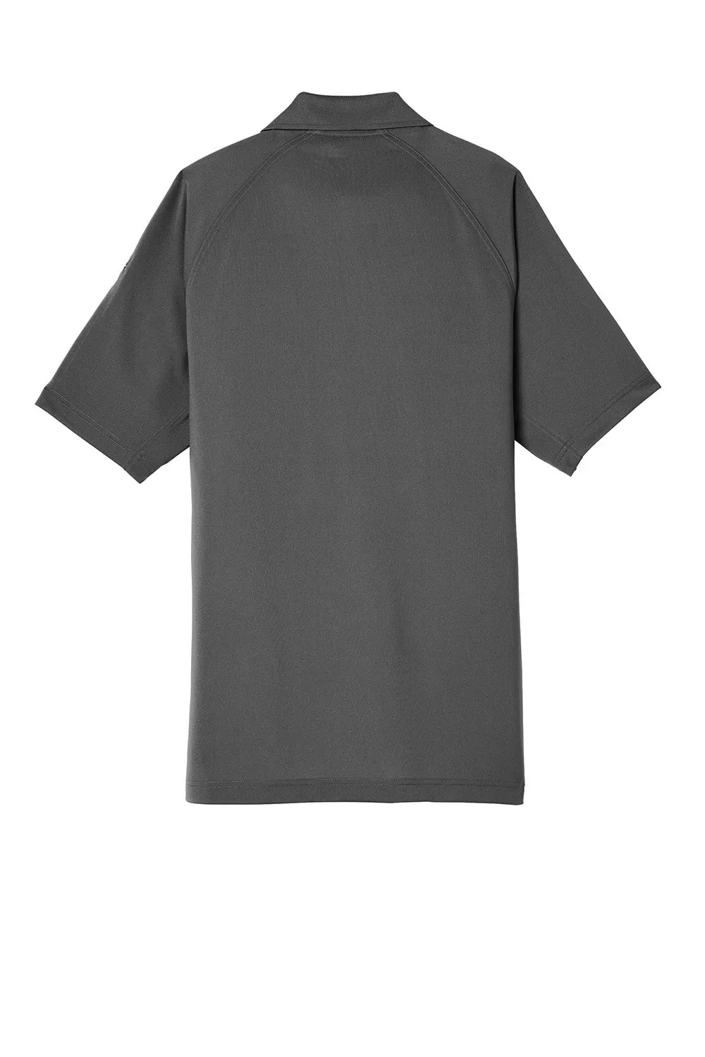 CornerStone Mens Select Tactical Moisture Wicking Short Sleeve Polo Shirt - Charcoal Grey