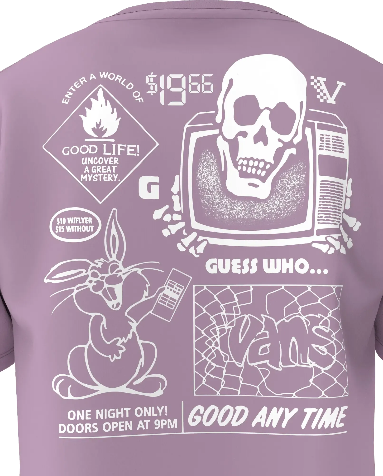 Crazy Eddy T-Shirt in Lavender