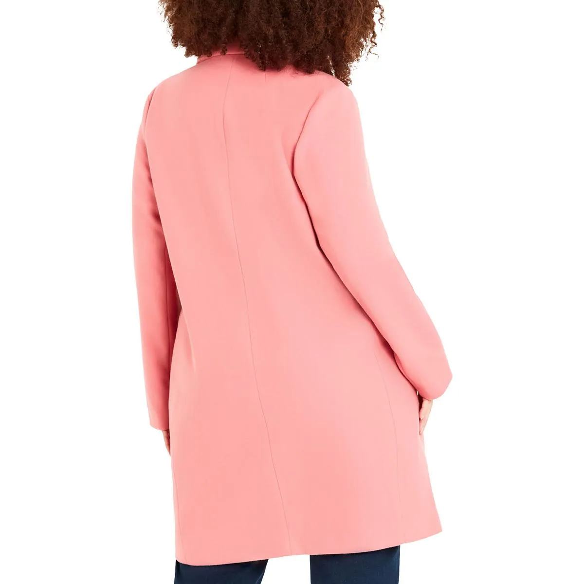 Crombie Womens Knit Midi Walker Coat