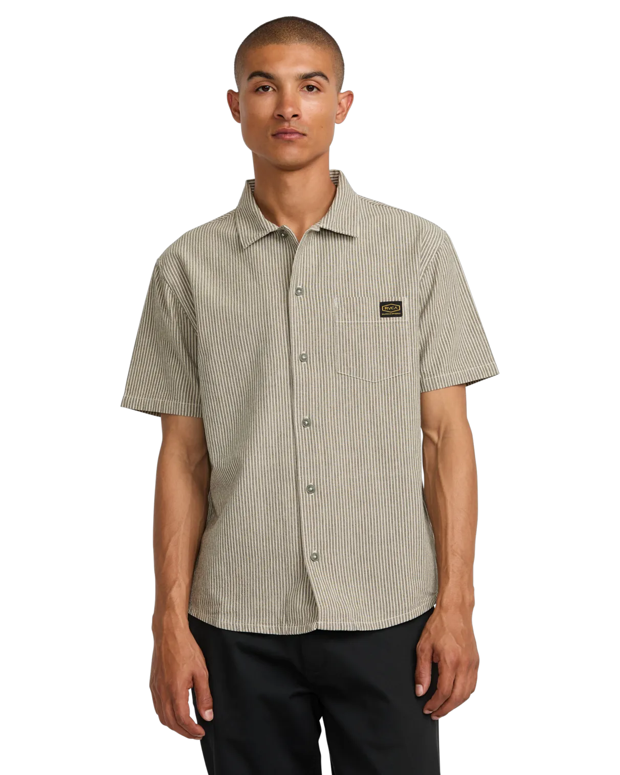 Dayshift Stripe Shirt II in Fatigue
