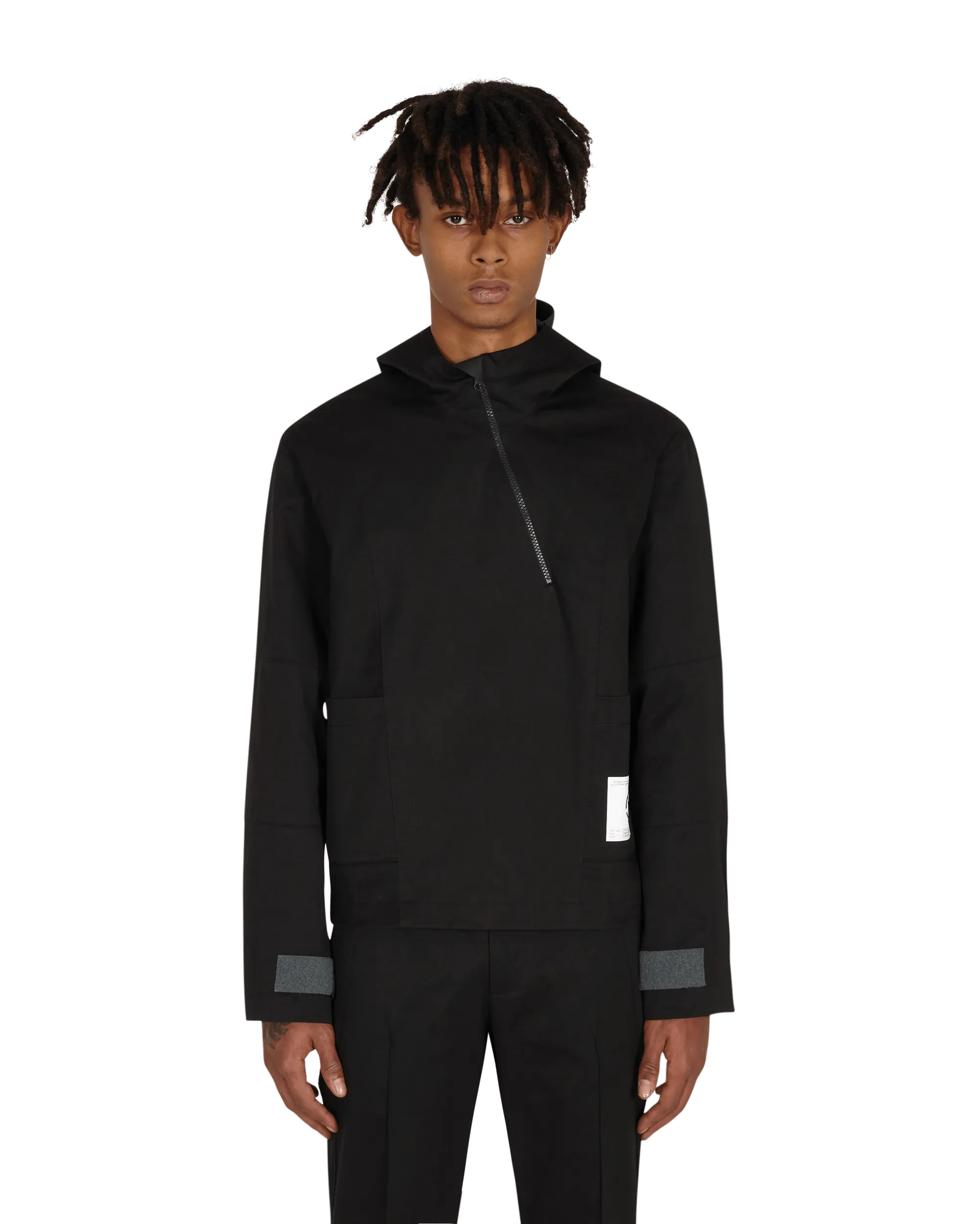 Diagonal Yuma Anorak Black