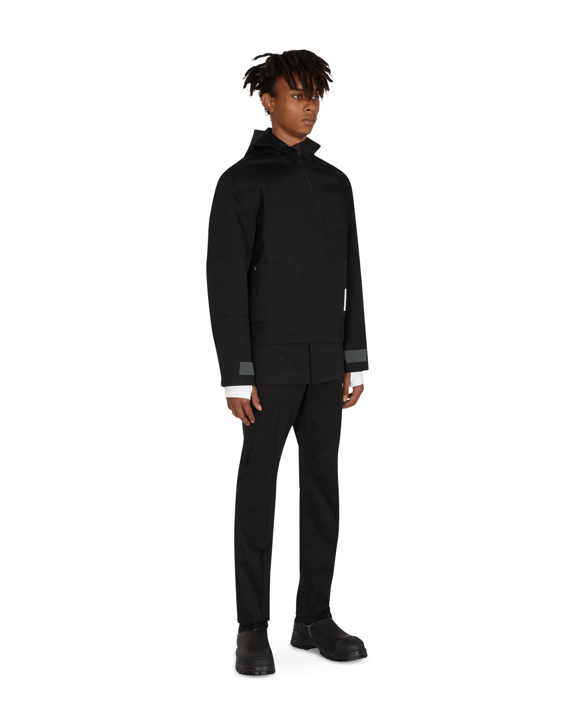Diagonal Yuma Anorak Black