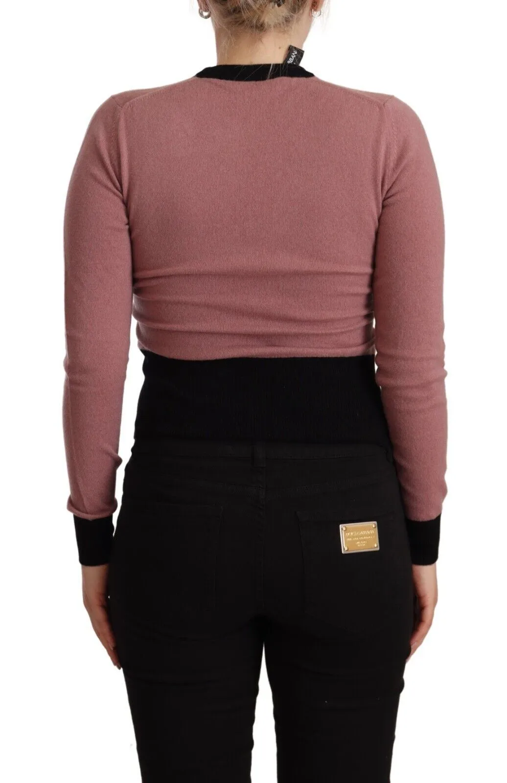 Dolce & Gabbana Elegant Cashmere Crewneck Women's Sweater