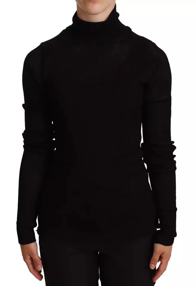 Dolce & Gabbana Turtleneck Slim Fit Pullover Women's Sweater (Pre-Owned)