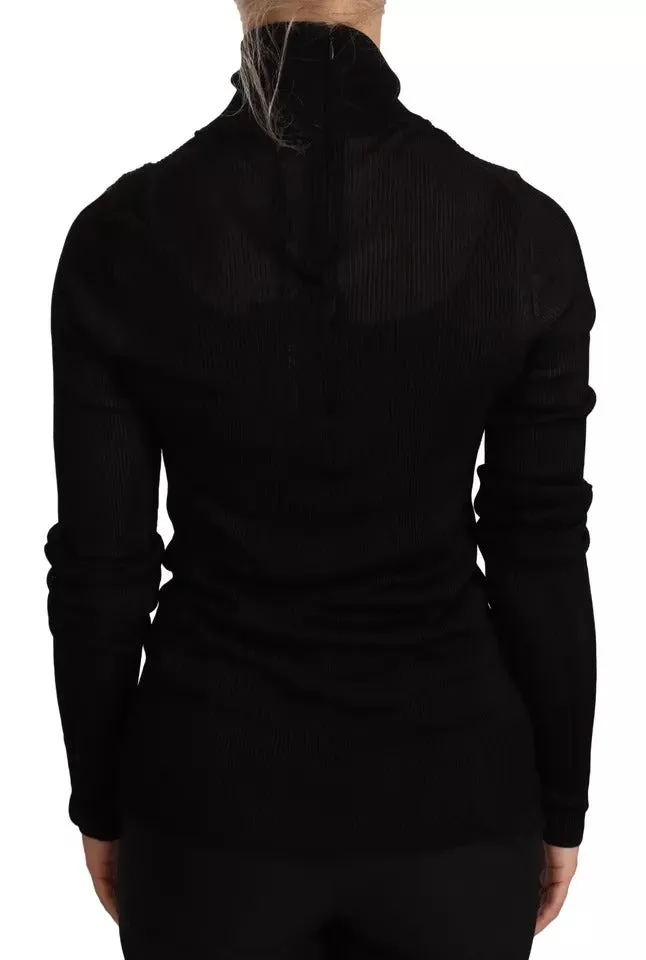 Dolce & Gabbana Turtleneck Slim Fit Pullover Women's Sweater (Pre-Owned)