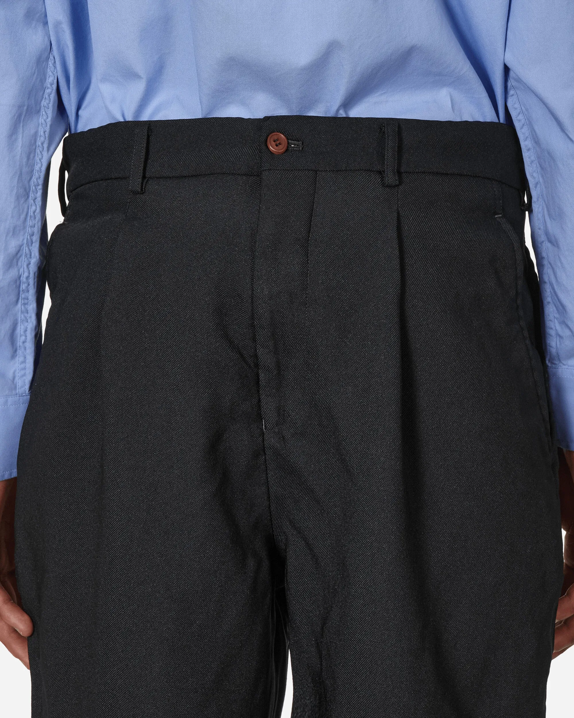 Double Front Trousers Black