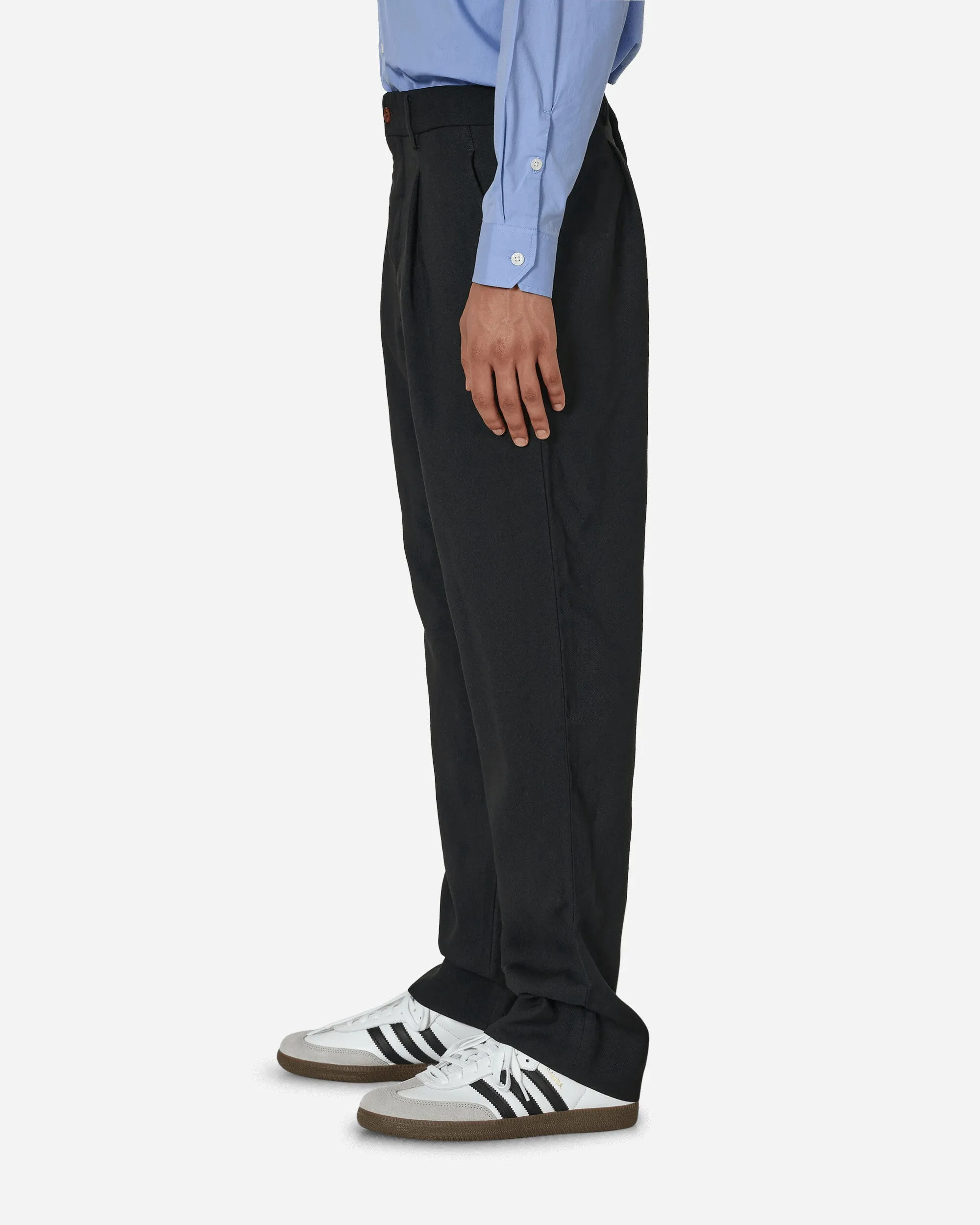 Double Front Trousers Black