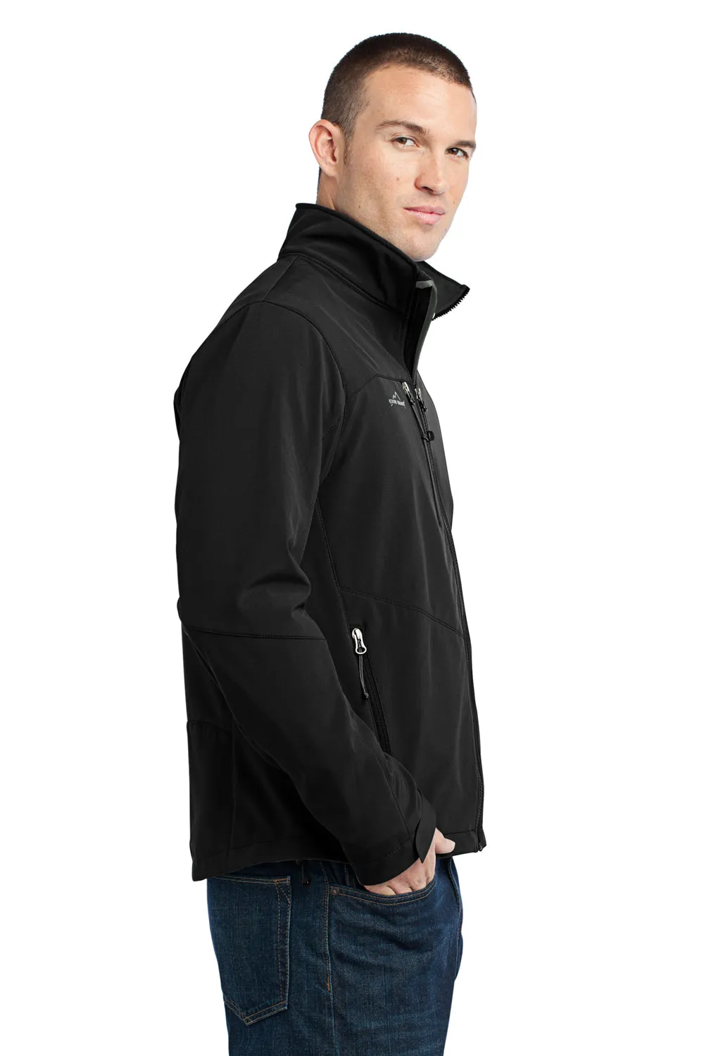 Eddie Bauer Mens Water Resistant Full Zip Jacket - Black