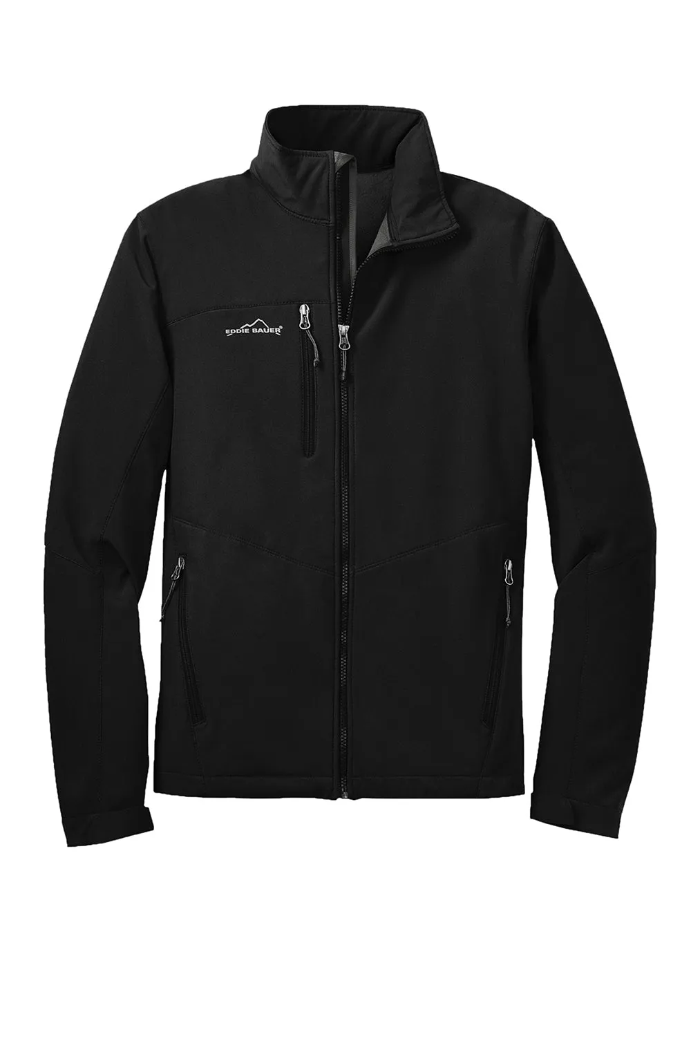 Eddie Bauer Mens Water Resistant Full Zip Jacket - Black