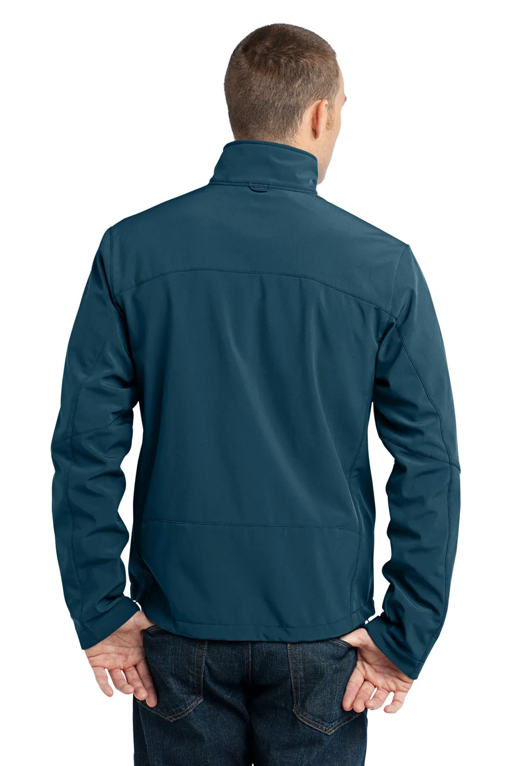 Eddie Bauer Mens Water Resistant Full Zip Jacket - Dark Adriatic Blue