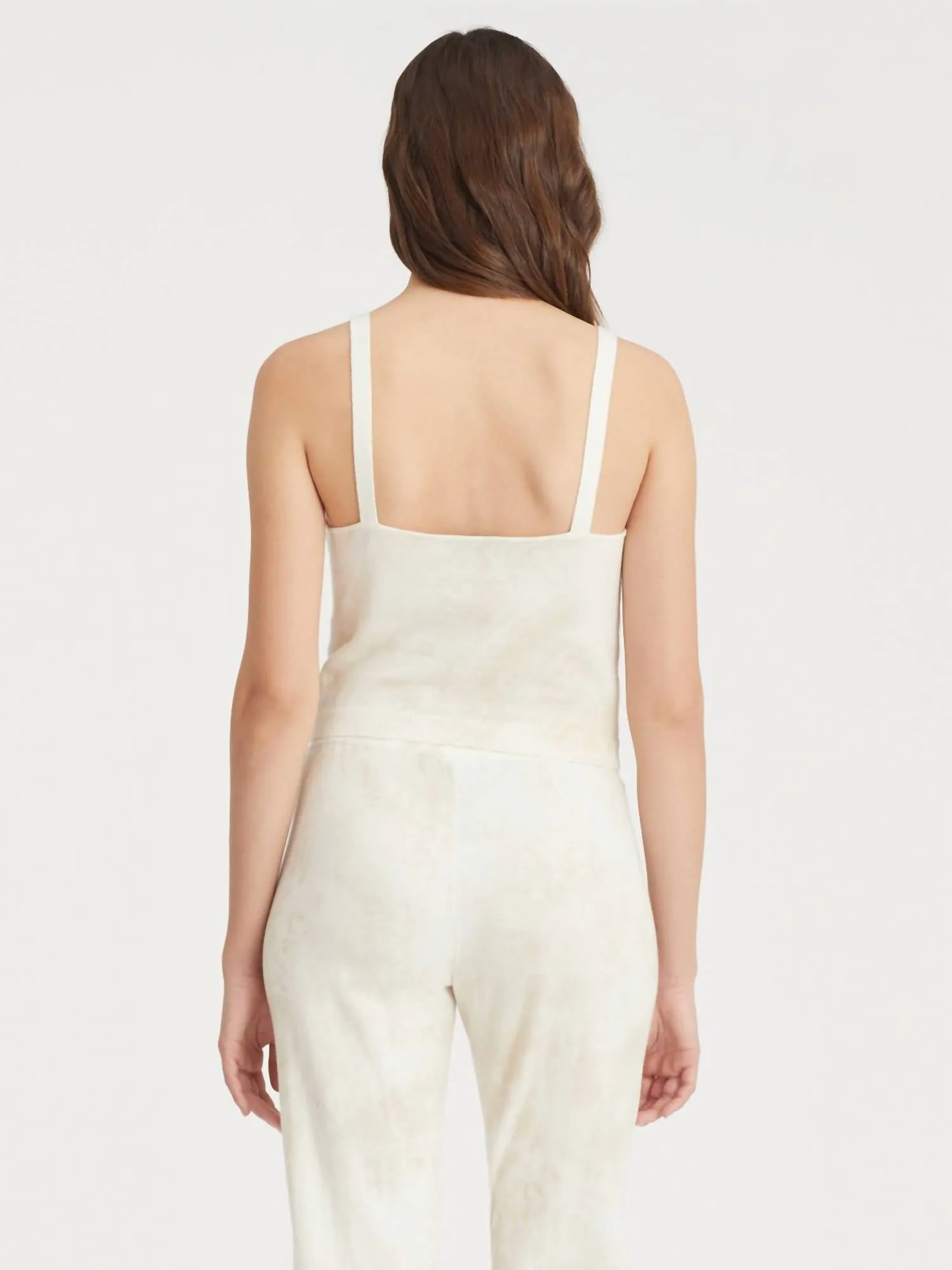 Essential Knitwear Cami In Econatural Tie Dye
