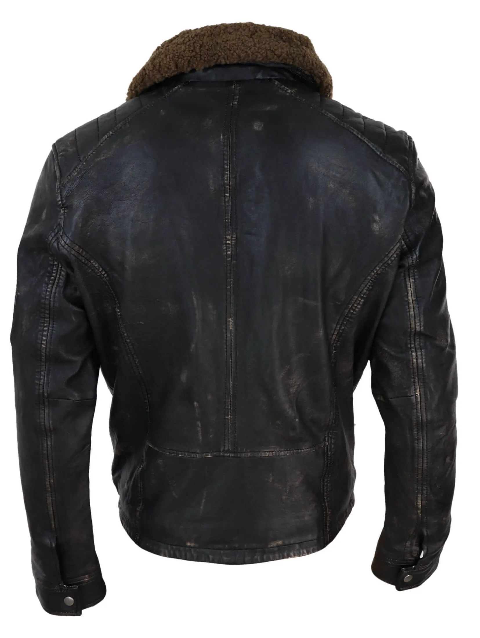 Flying Aviator Jacket With Collar