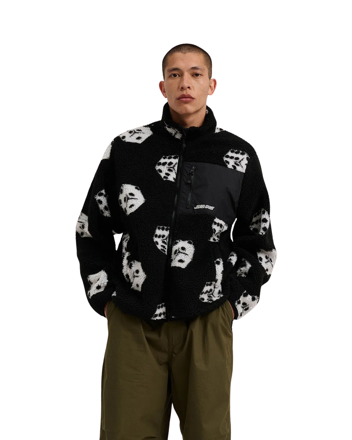 Freestyle Fleece Jacket in Big Dice
